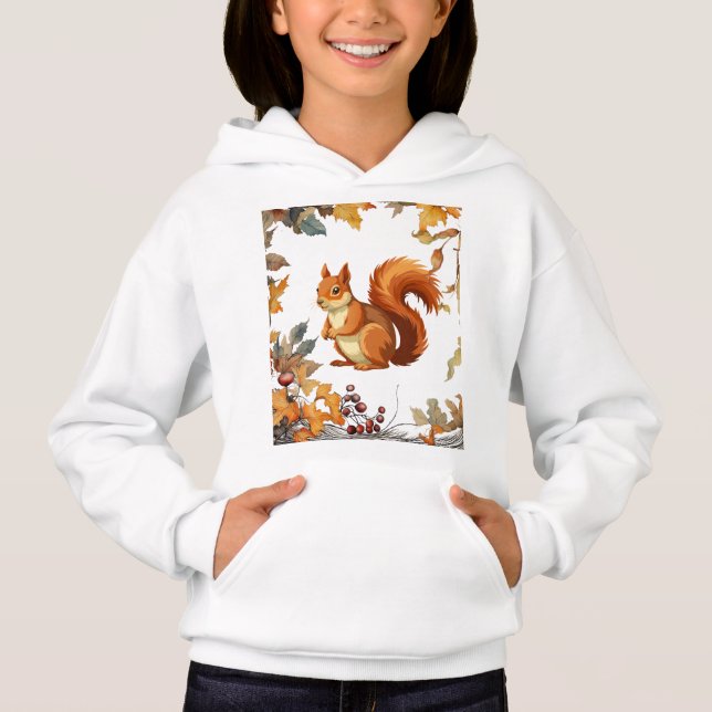 Sweat - shirt à capuche Explorateur Acorn (Devant)