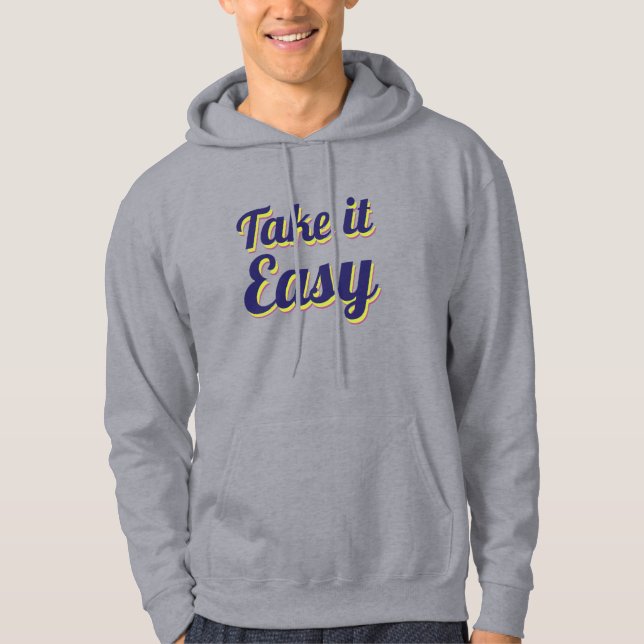 Sweat - shirt à capuche facile (Devant)