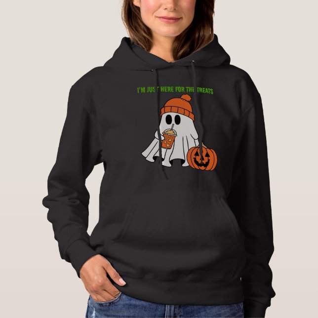 Sweat - shirt à capuche fantôme Halloween (Devant)