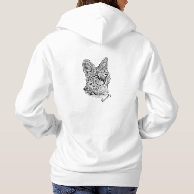 Sweat - shirt à capuche féminine - Cassidy (Dos)