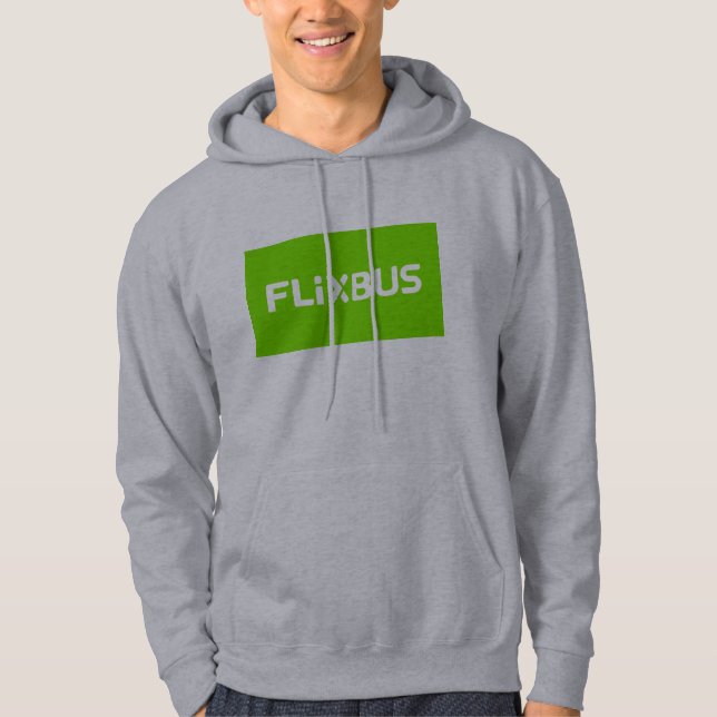 Sweat - shirt à capuche Flixbus (Devant)