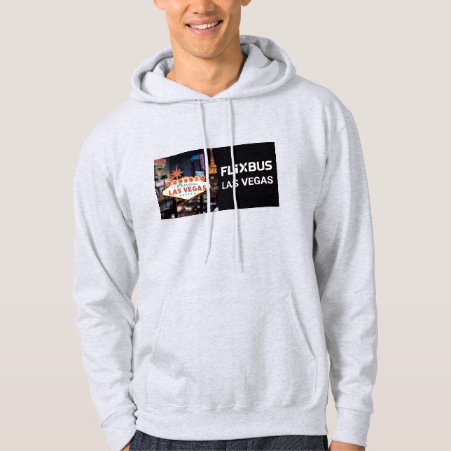 Sweat - shirt à capuche Flixbus (Devant)