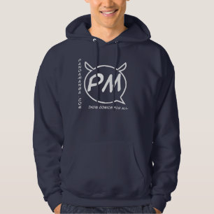 Sweat - shirt à capuche foncé de P.M.