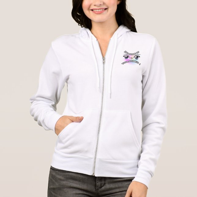 Sweat - shirt à capuche Full-Zip : Aucun des vôtre (Devant)