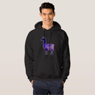 Sweat - shirt à capuche galactique de lama
