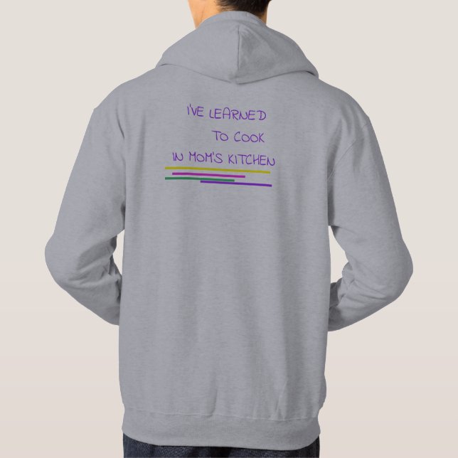 Sweat - shirt à capuche gris Cook de la Saint Vale (Dos)