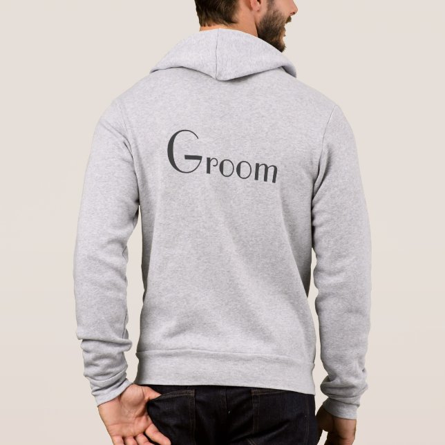 Sweat - shirt à capuche Groom (Dos)