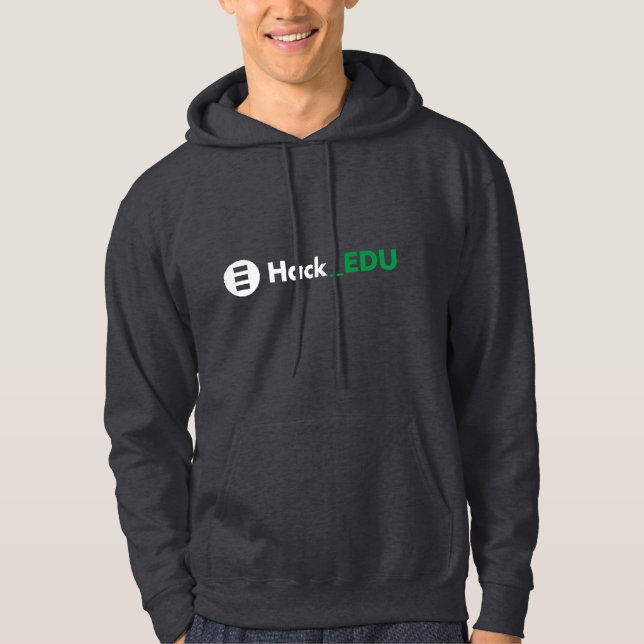 Sweat - shirt à capuche HackEDU (Devant)