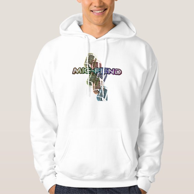 Sweat - shirt à capuche Hip hop Mic Fiend (Devant)