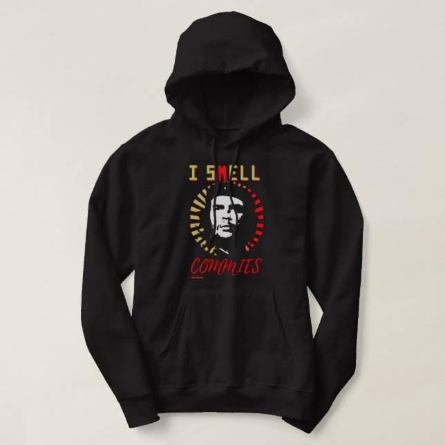 sweat - shirt à capuche "I SMELL COMITES" (Design devant)