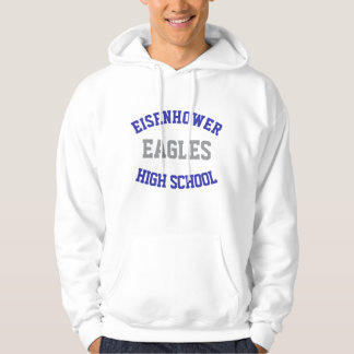 Sweat - shirt à capuche imprimé du lycée Utica Eis