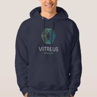 SWEAT - SHIRT À CAPUCHE imprimé VITREUS | MARINE