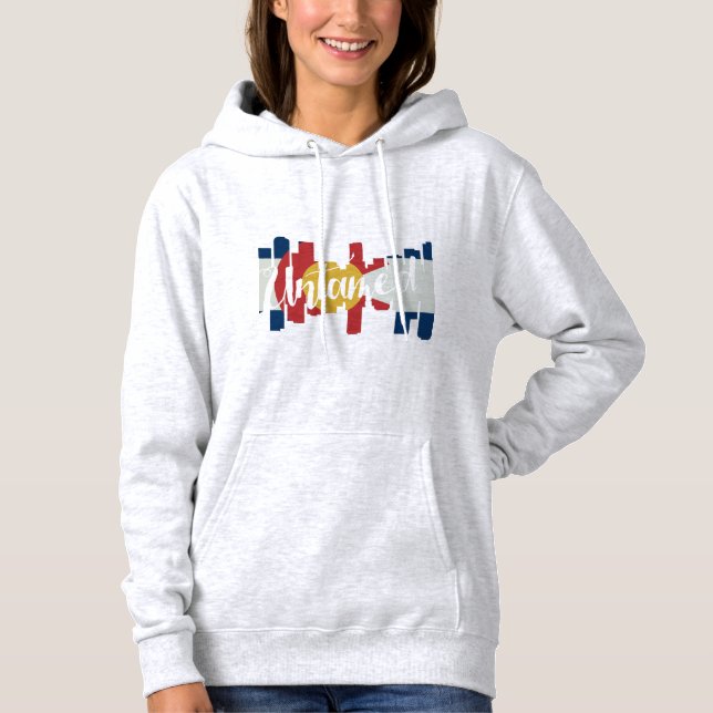 Sweat - shirt à capuche indompté (Devant)