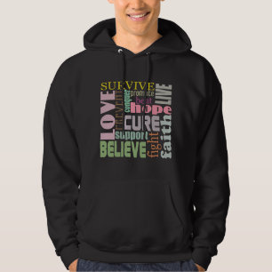 Sweat - shirt à capuche inspiré de mots de lési
