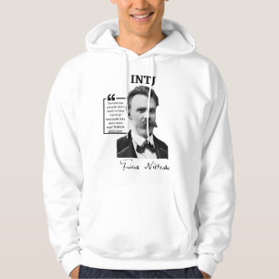 Sweat - shirt à capuche INTJ - Friedrich Nietzsch