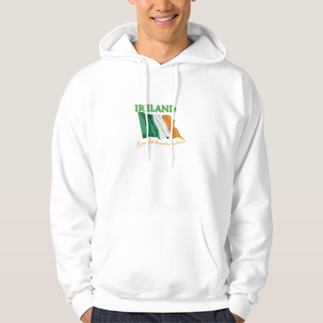 Sweat - shirt à capuche irlandais (Devant)