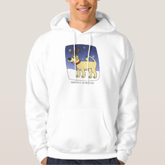 Sweat - shirt à capuche jaune de laboratoire de