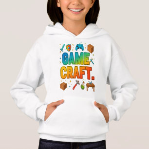 Sweat - shirt à capuche Jeu Craft Retro Gamer