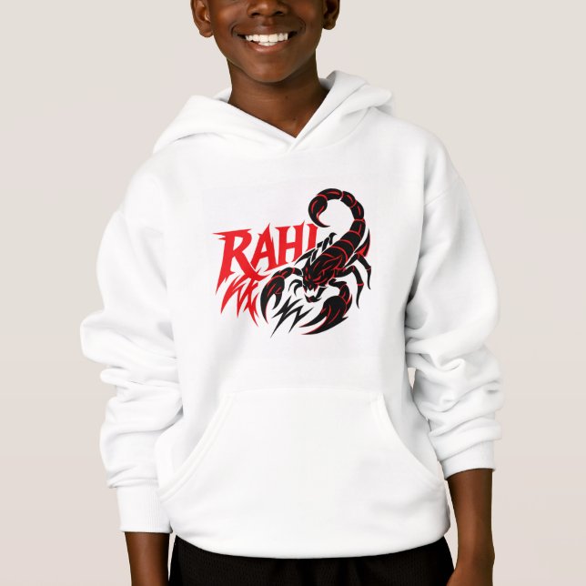 Sweat - shirt à capuche Jeune Élégant Avec Design  (Devant)
