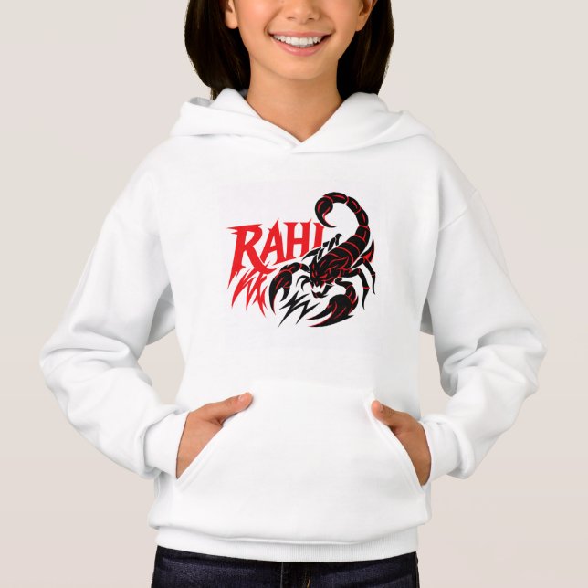 Sweat - shirt à capuche jeunesse avec un design au (Devant)