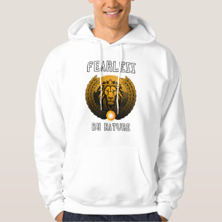 Sweat - shirt à capuche Lion sans peur - Roaring J