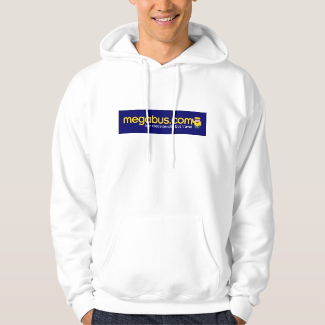 Sweat - shirt à capuche Megabus (Devant)