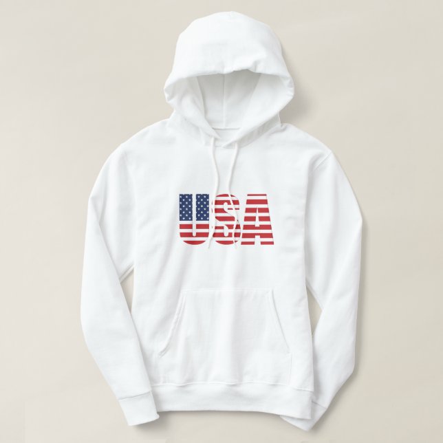 Sweat - shirt à capuche Mens USA (Design devant)