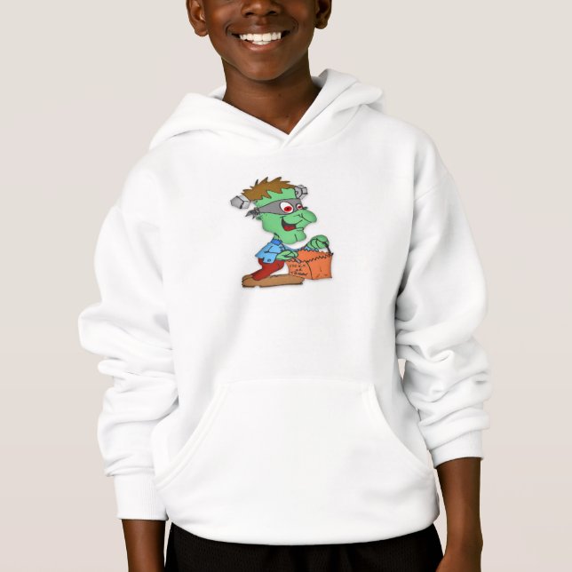 Sweat - shirt à capuche/monstre ComfortBlend® Hane (Devant)
