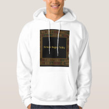 Sweat - shirt à capuche Motif de Kente d'or africa