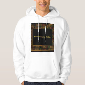Sweat - shirt à capuche Motif de Kente d'or africa