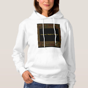 Sweat - shirt à capuche Motif de Kente d'or africa
