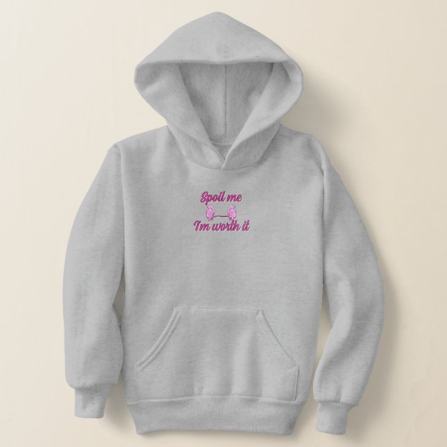 Sweat - shirt à capuche motivationnelle féminine | (Poser)