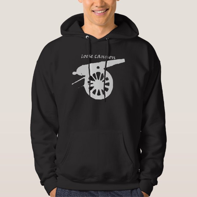 Sweat - shirt à capuche noir de danger public (Devant)