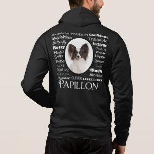Sweat - shirt à capuche Papillon Traits