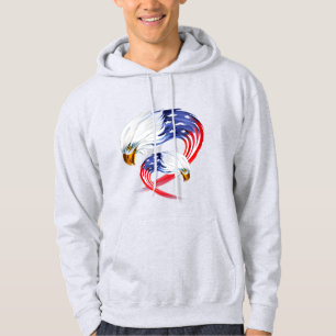 Sweat - shirt à capuche patriotique masculin