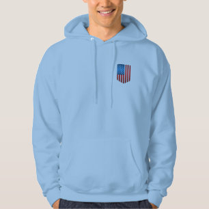 Sweat - shirt à capuche patriotique masculin