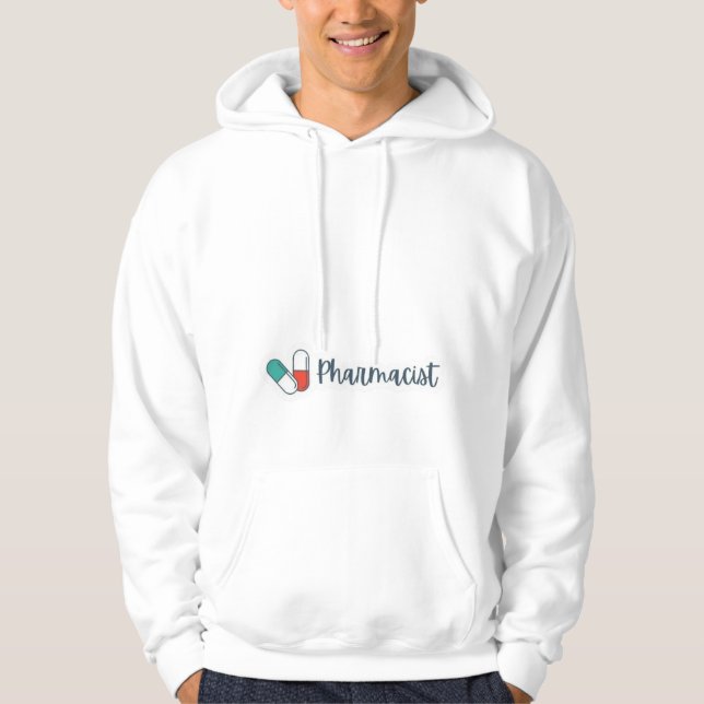 sweat - shirt à capuche pharmacien (Devant)
