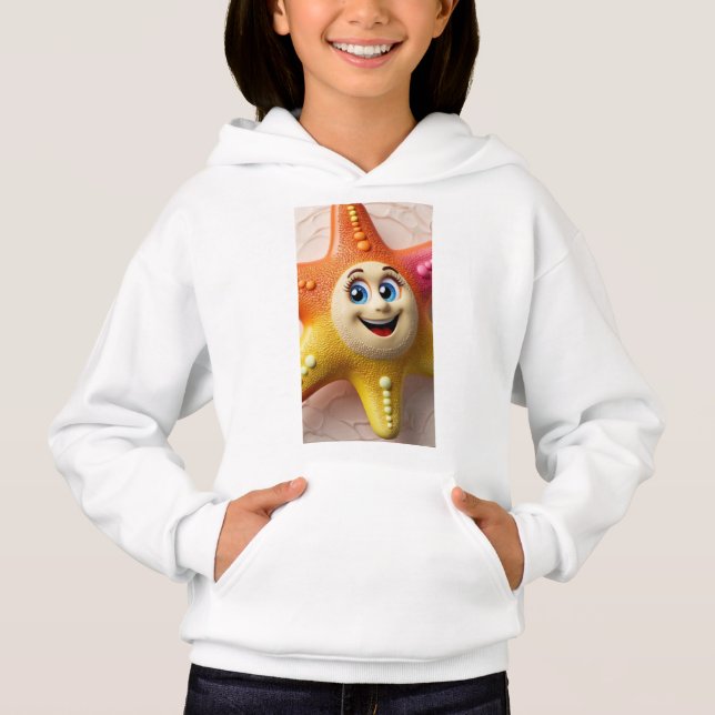 sweat - shirt à capuche "Poisson de caricature joy (Devant)