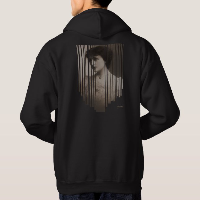 Sweat - shirt à capuche Portrait classique avec ar (Dos)