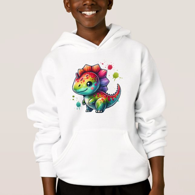 Sweat - shirt à capuche pour enfants amusants (Devant)