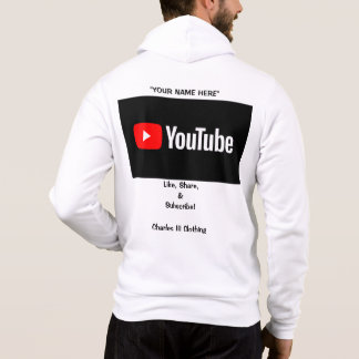 Sweat - shirt à capuche publicitaire YouTube