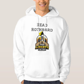 sweat - shirt à capuche "Read Rothbard" par T&T Li