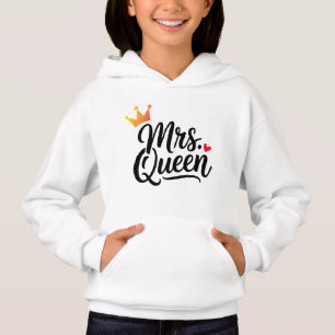 Sweat - shirt à capuche roi et reine Couple   Corr