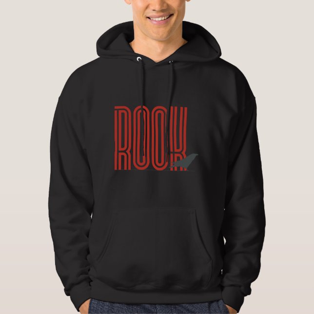 Sweat - shirt à capuche Rook Unisex (Devant)