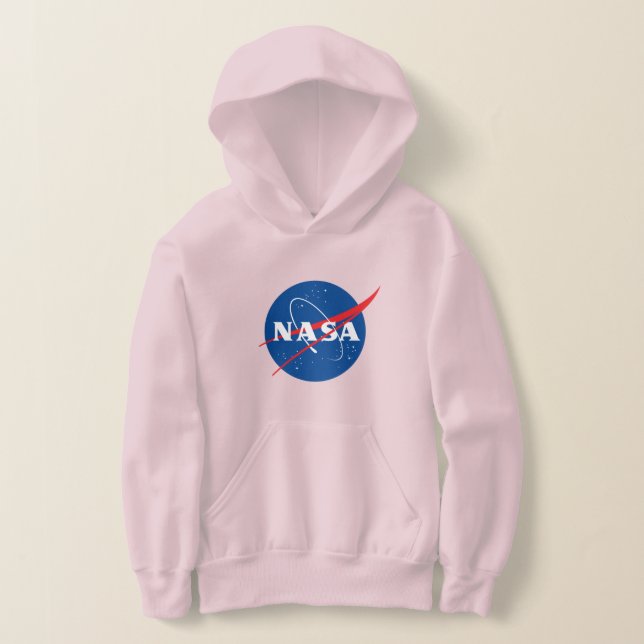 Sweat - shirt à capuche rose Horizon pour filles I (Poser)