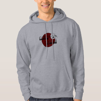 SWEAT - SHIRT À CAPUCHE ROUGE de cercle d'orteil