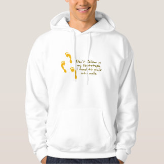 Sweat - shirt à capuche sarcastique de pas