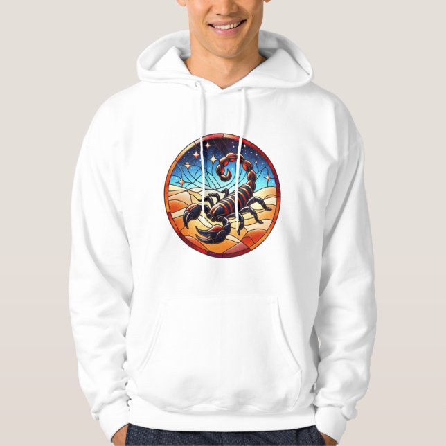 Sweat - shirt à capuche Scorpio (Devant)