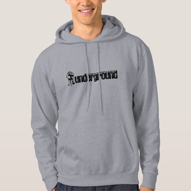 Sweat - shirt à capuche souterrain de logo d'ISF (Devant)