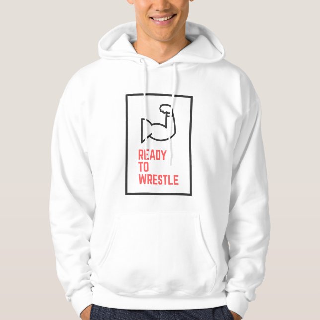 Sweat - shirt à capuche sportif (Devant)
